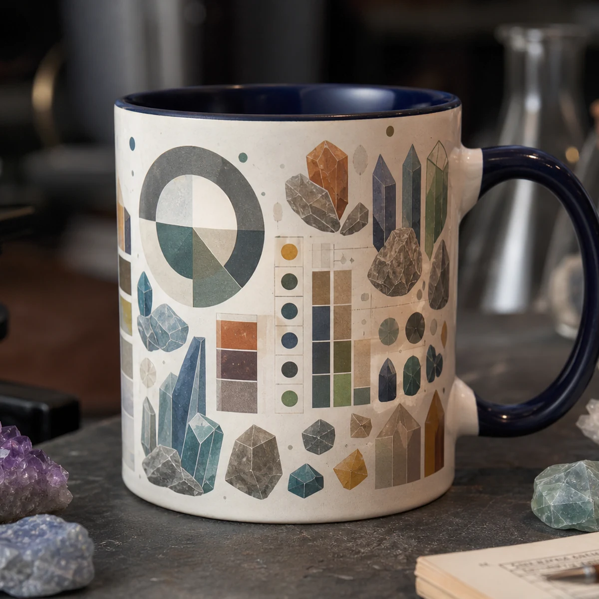 Mohs' Scale of Minerals Hardness Mug