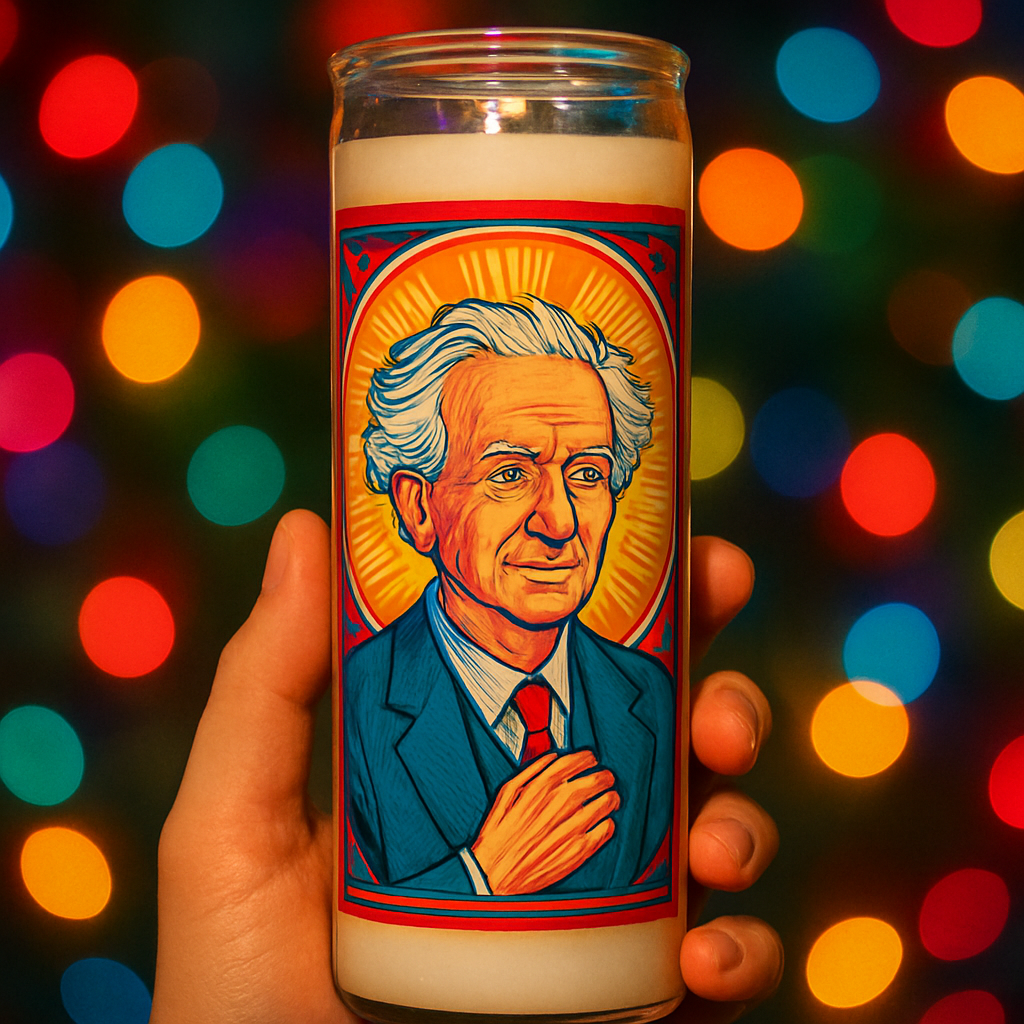 Secular saint candle